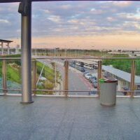 a fence company in El Paso doing a balcony railing installation