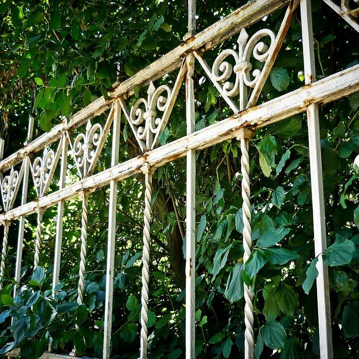 el paso wrought iron fence install